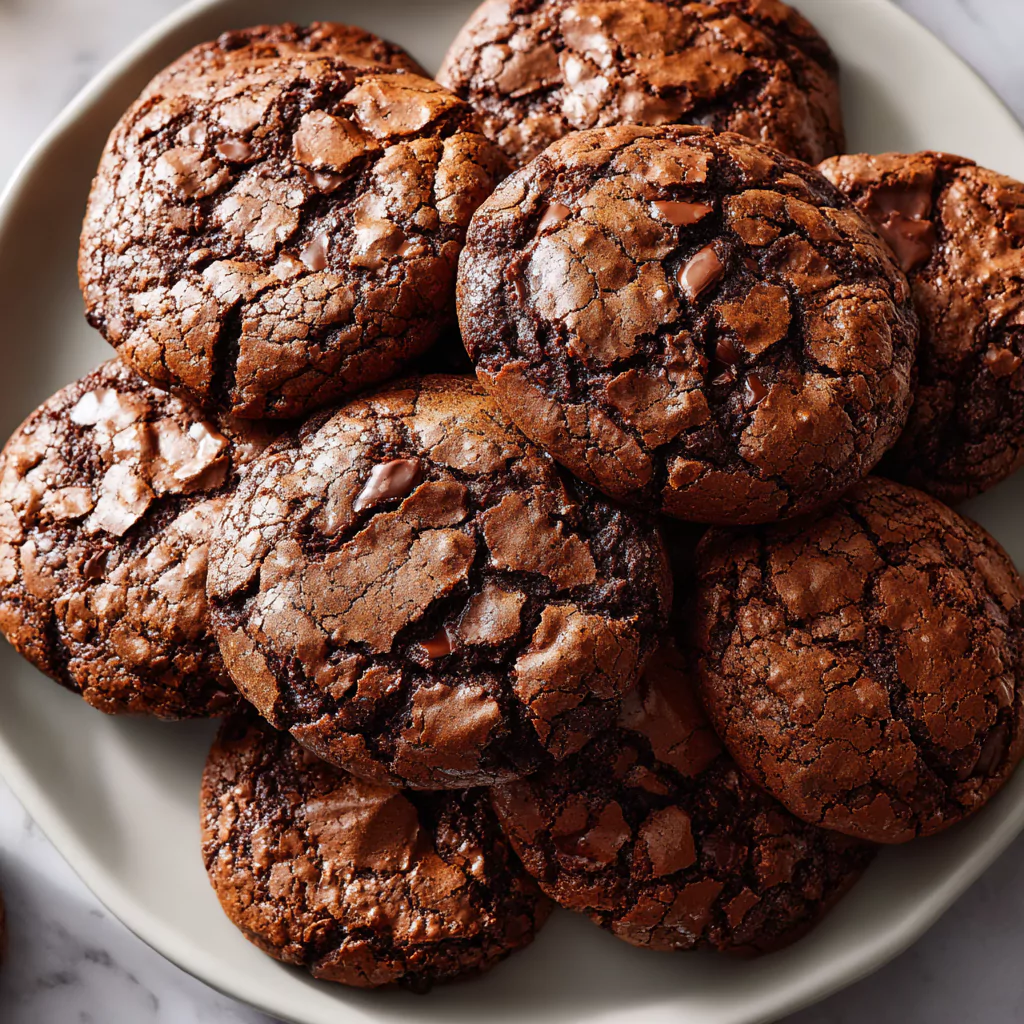 Chewy Brownie Mix Cookies