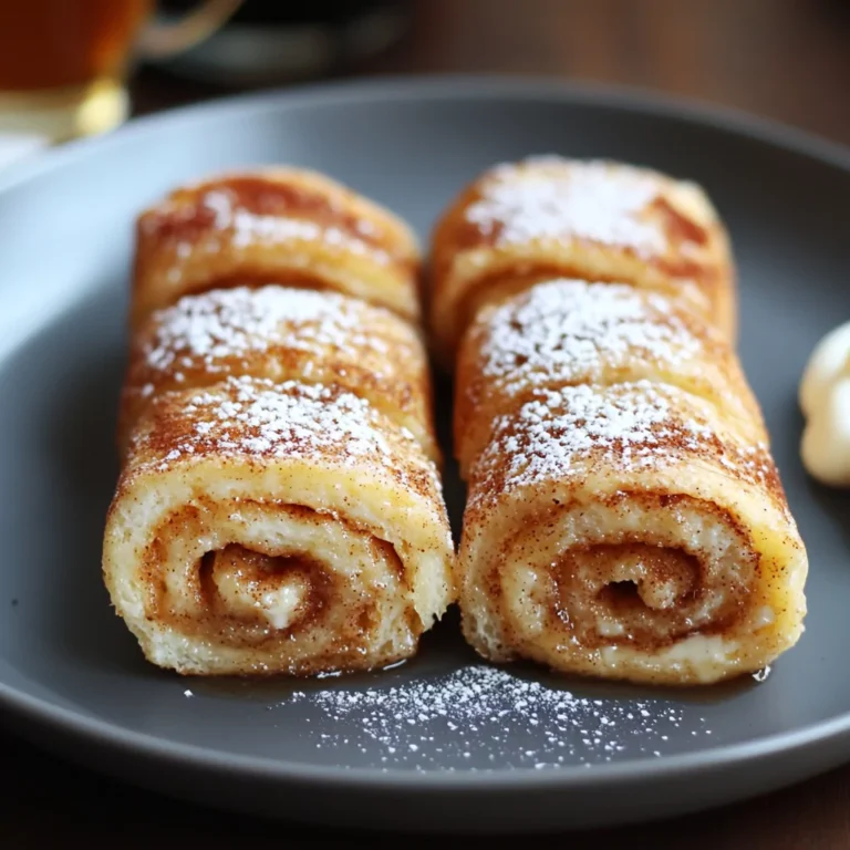 Cinnamon Sugar French Toast Roll-Ups