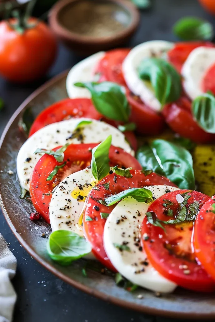 Fresh Tomato Mozzarella Salad
