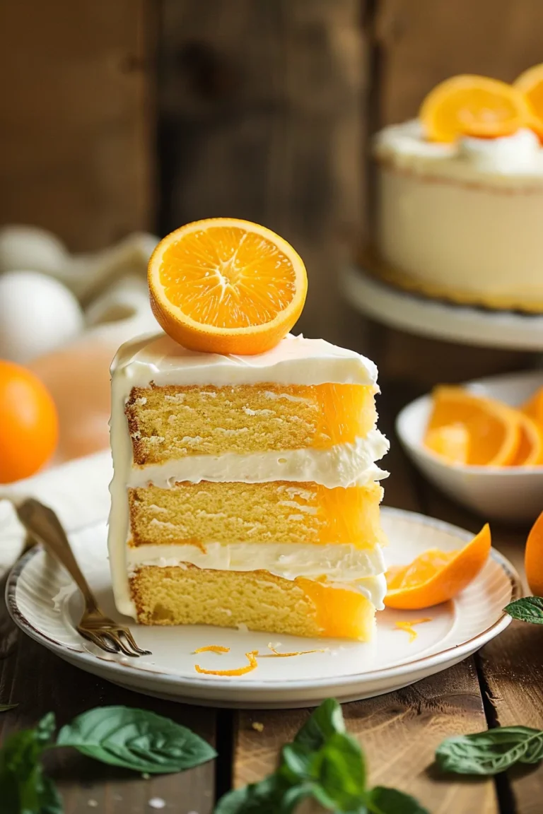 Dreamy Orange Cream Cake