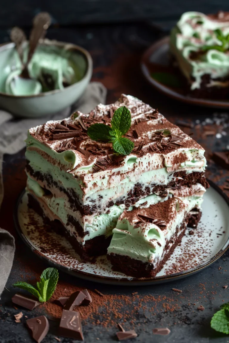 Chocolate Mint Icebox Cake