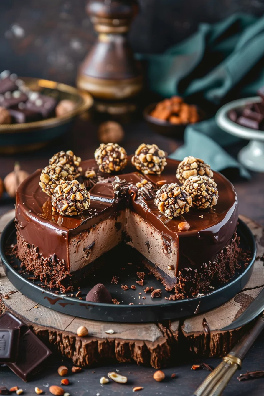 Ferrero Rocher Cheesecake