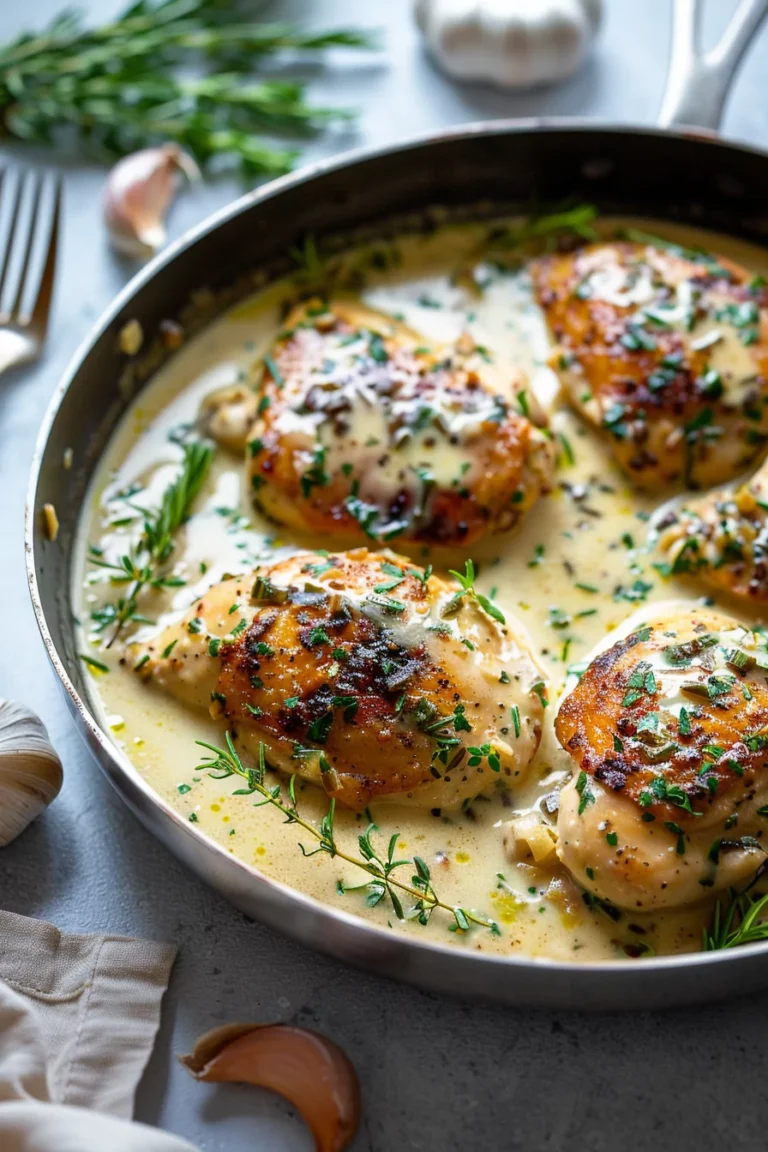 Creamy Garlic Butter Chicken Skillet