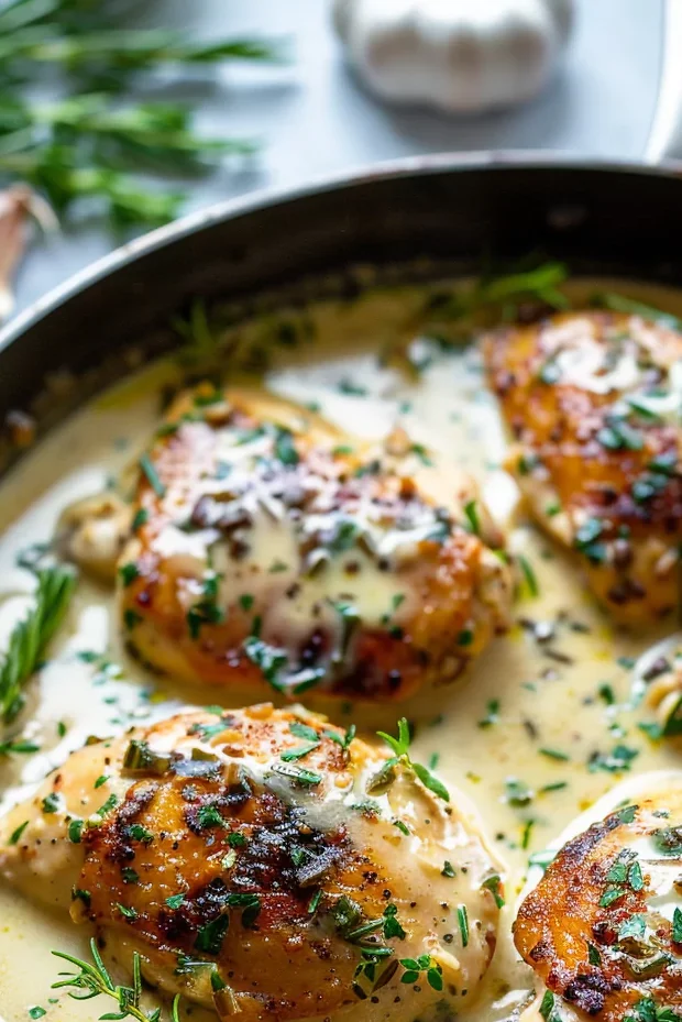 Creamy Garlic Butter Chicken Skillet