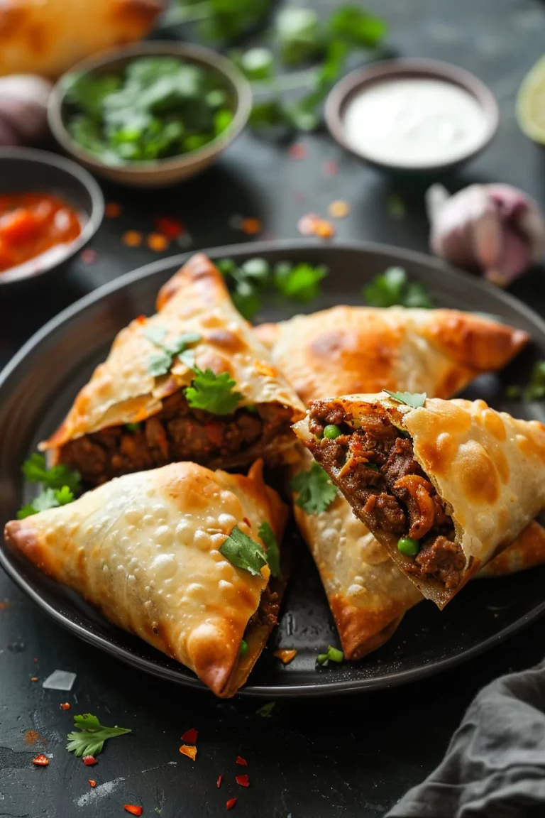 Crunchy Beef Tortilla Pockets (Easy Samosa-Inspired Snack)