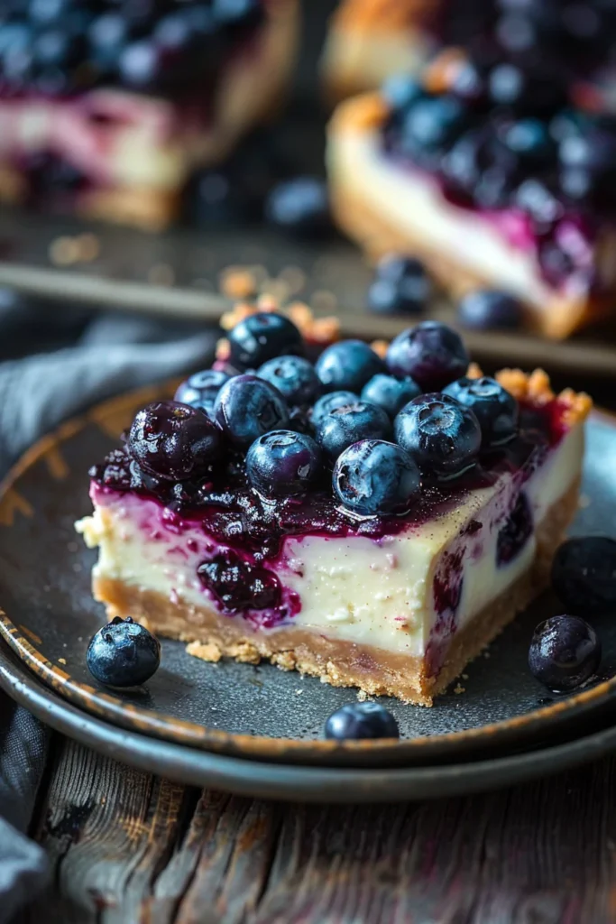 Blueberry Cheesecake Bars