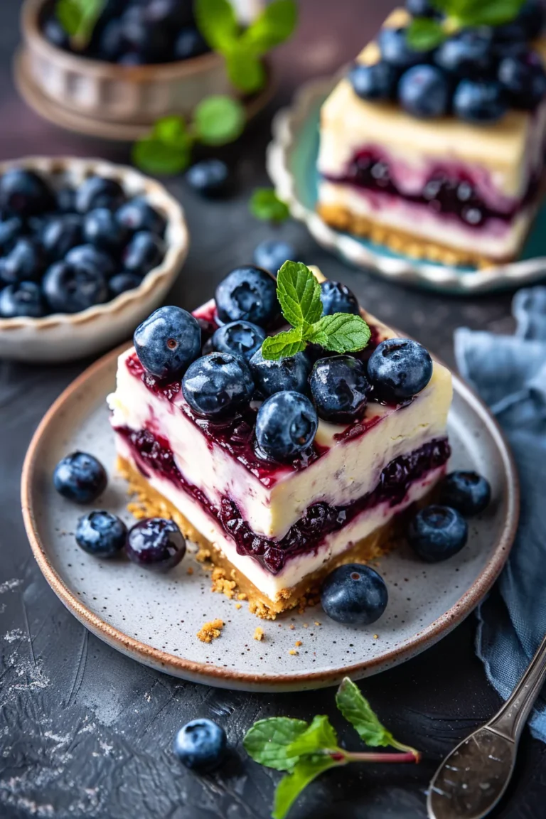 Blueberry Cheesecake Bars