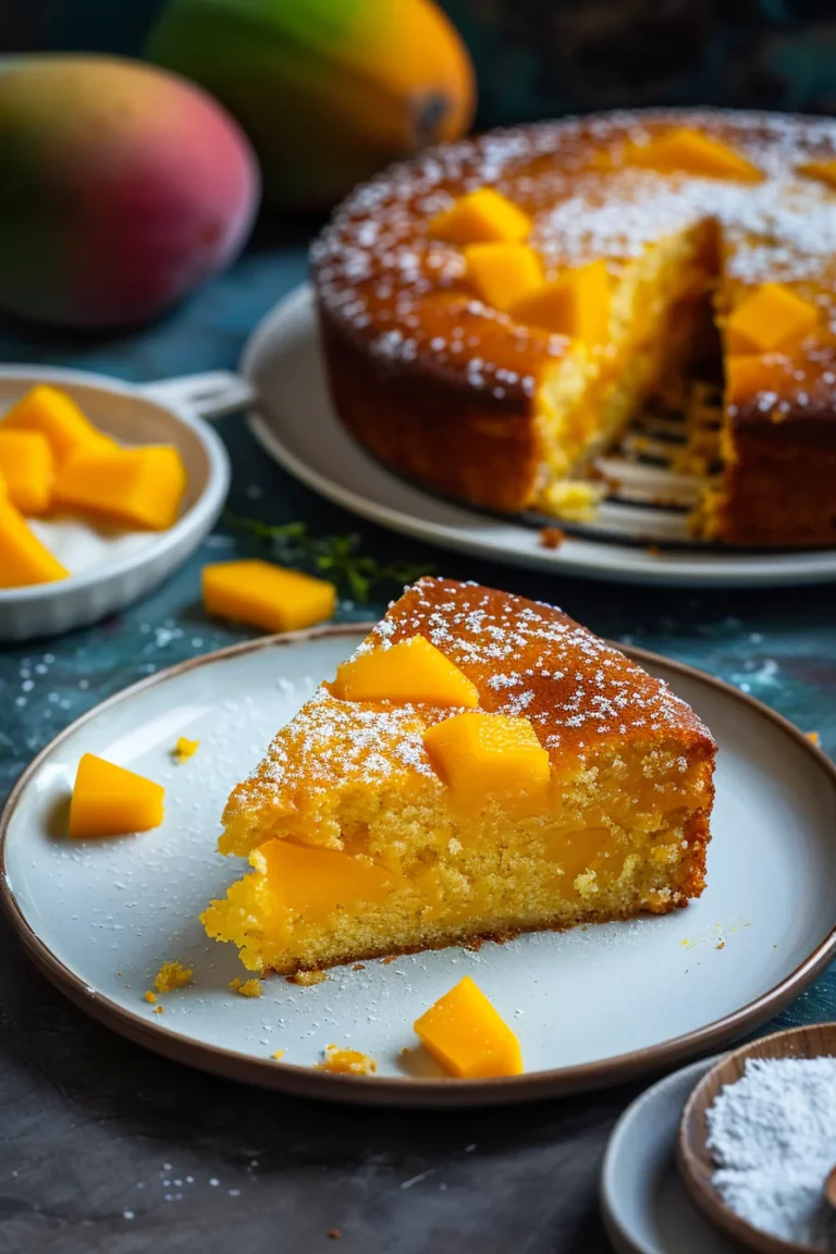 Golden Mango Delight Cake