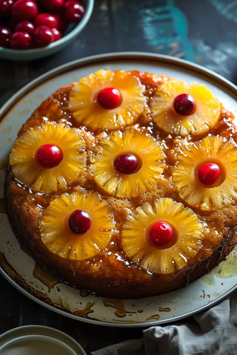 Golden Pineapple Bliss Cake
