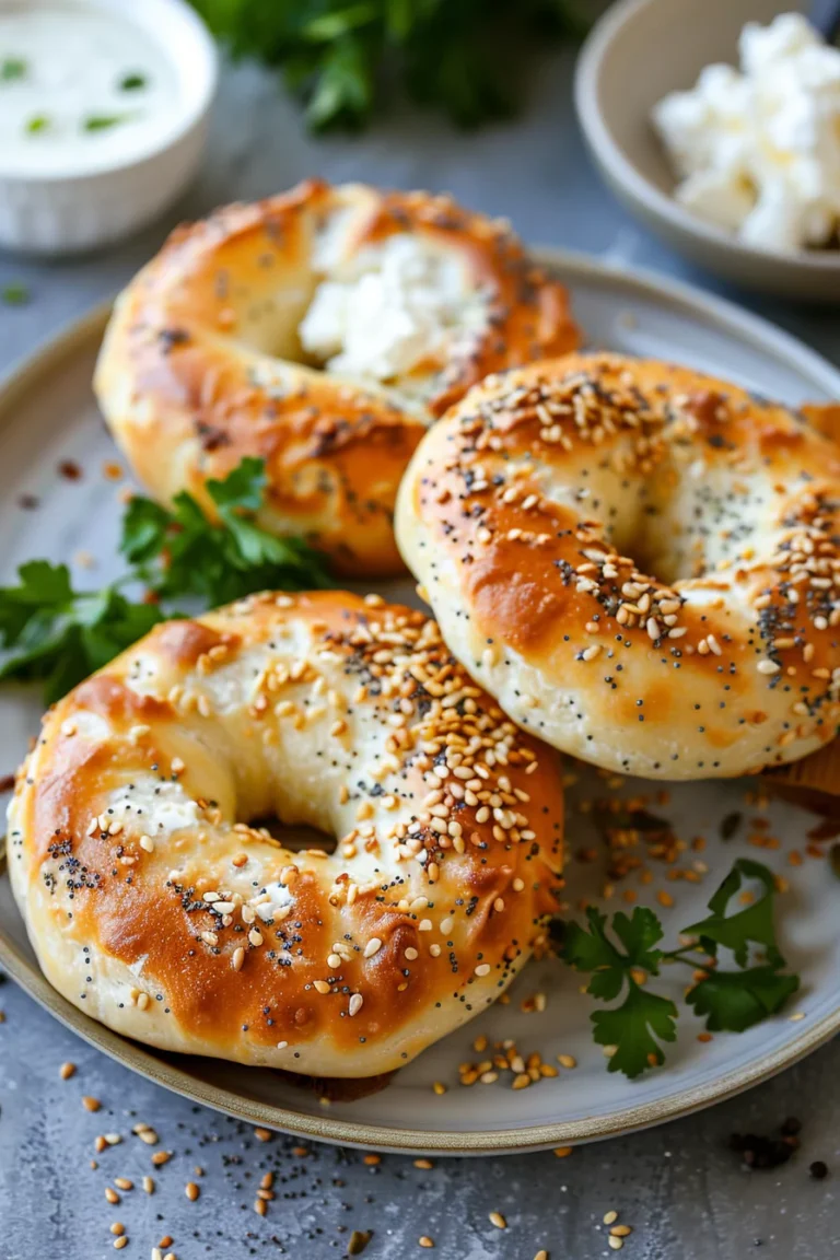 Cottage Cheese Bagels