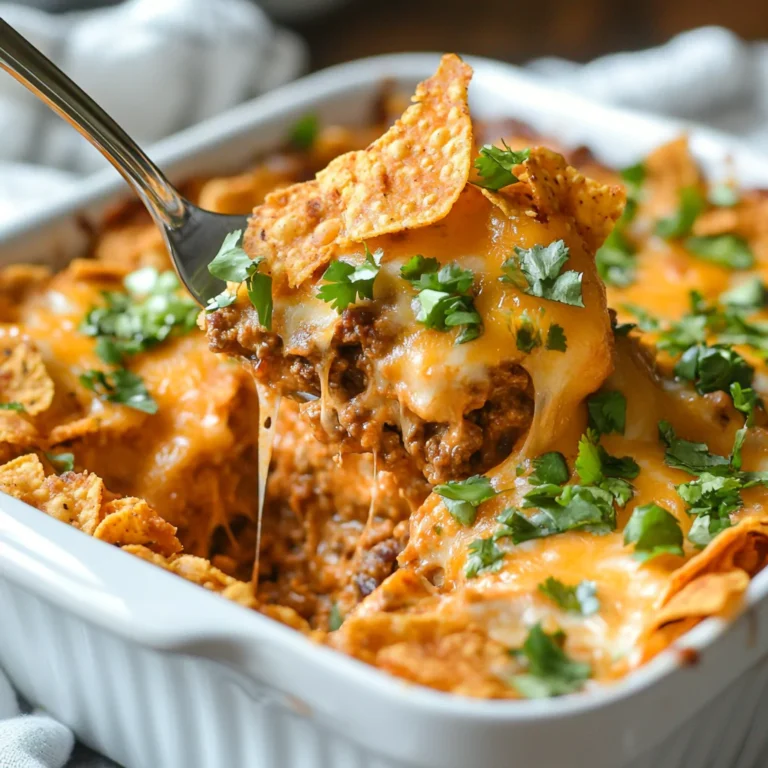 Cheesy Walking Taco Bake (Crowd Favorite Comfort Food)
