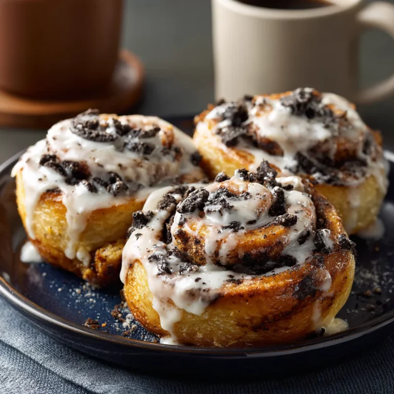 Oreo-Stuffed Cinnamon Rolls