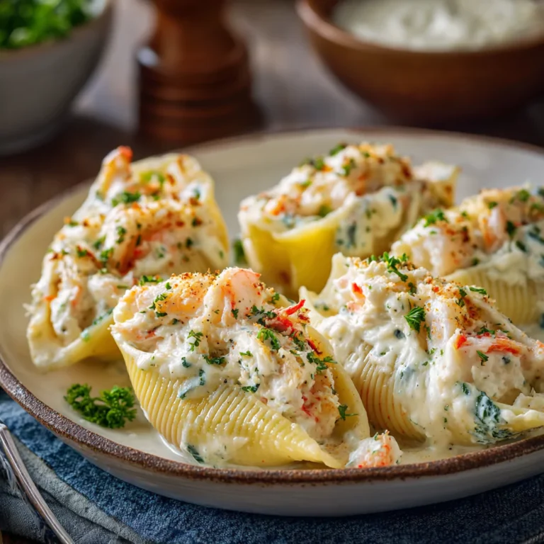 Seafood Stuffed Shells – A Creamy, Cheesy, Flavor-Packed Delight