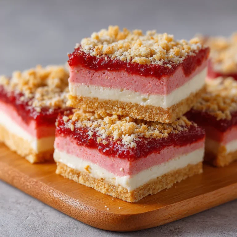 Strawberry Crunch Shortbread Bars