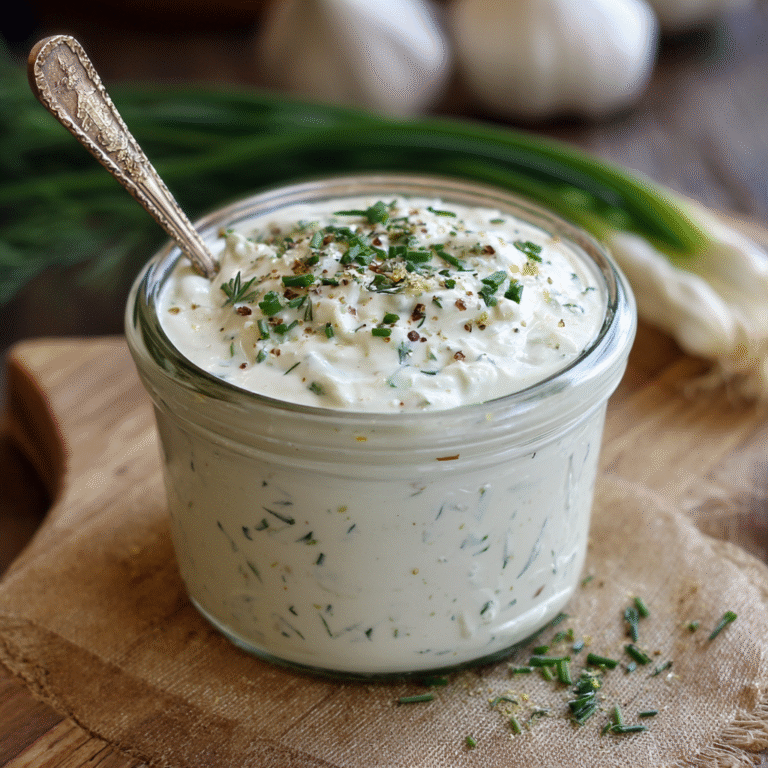 Creamy Homemade Buttermilk Ranch Dressing