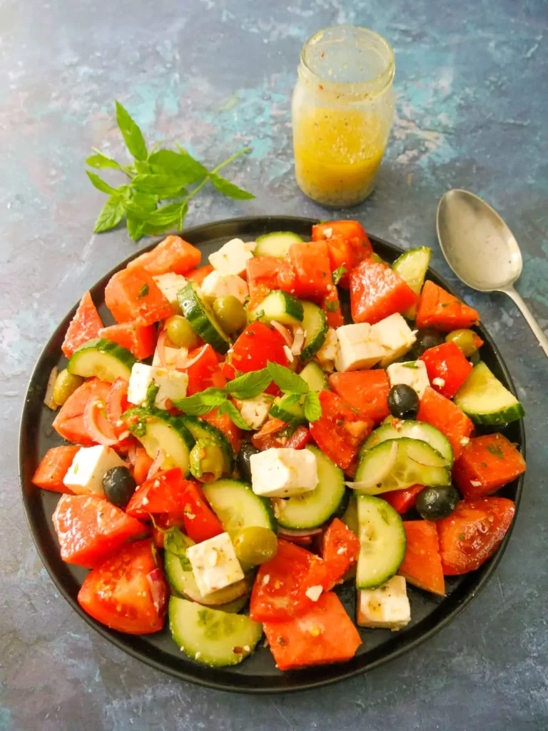 Watermelon Feta Salad — A Perfect Balance of Sweet, Salty, and Fresh