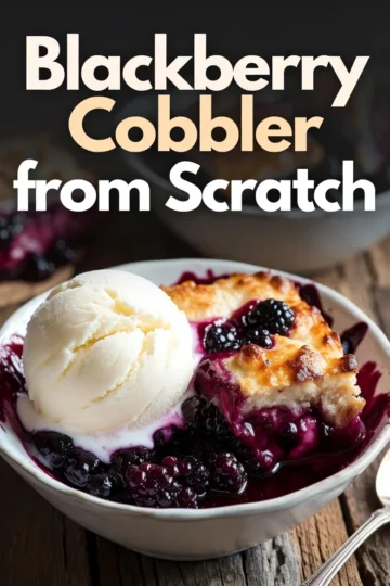 Blackberry Cobbler from Scratch: Easy Tasty Recipe