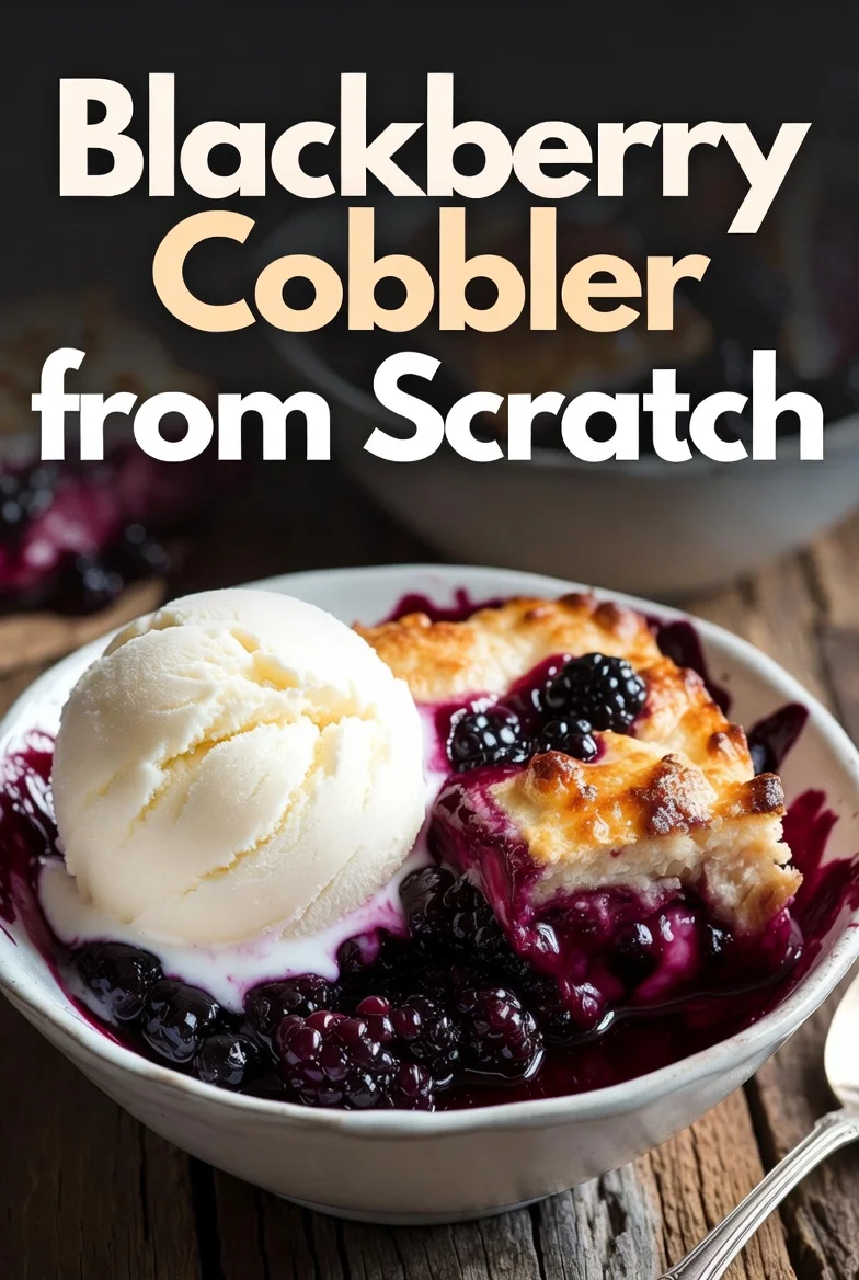 Blackberry Cobbler from Scratch: Easy Tasty Recipe
