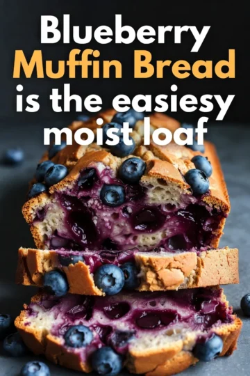 Blueberry Muffin Bread is the easiest moist loaf.
