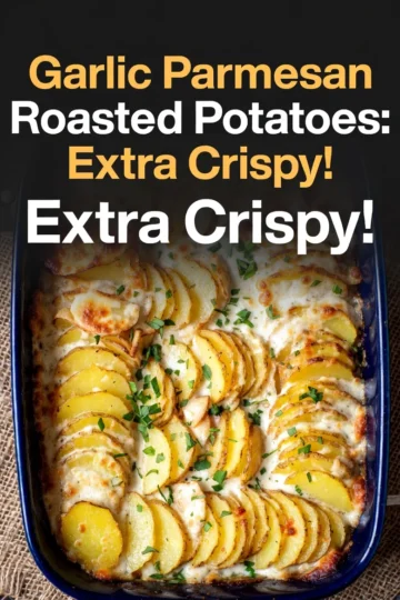 Garlic Parmesan Roasted Potatoes: Extra Crispy!