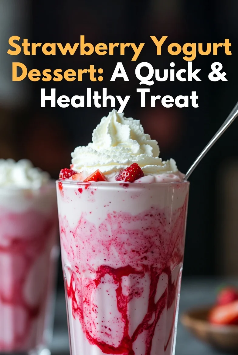 Strawberry Yogurt Dessert: A Quick & Healthy Treat