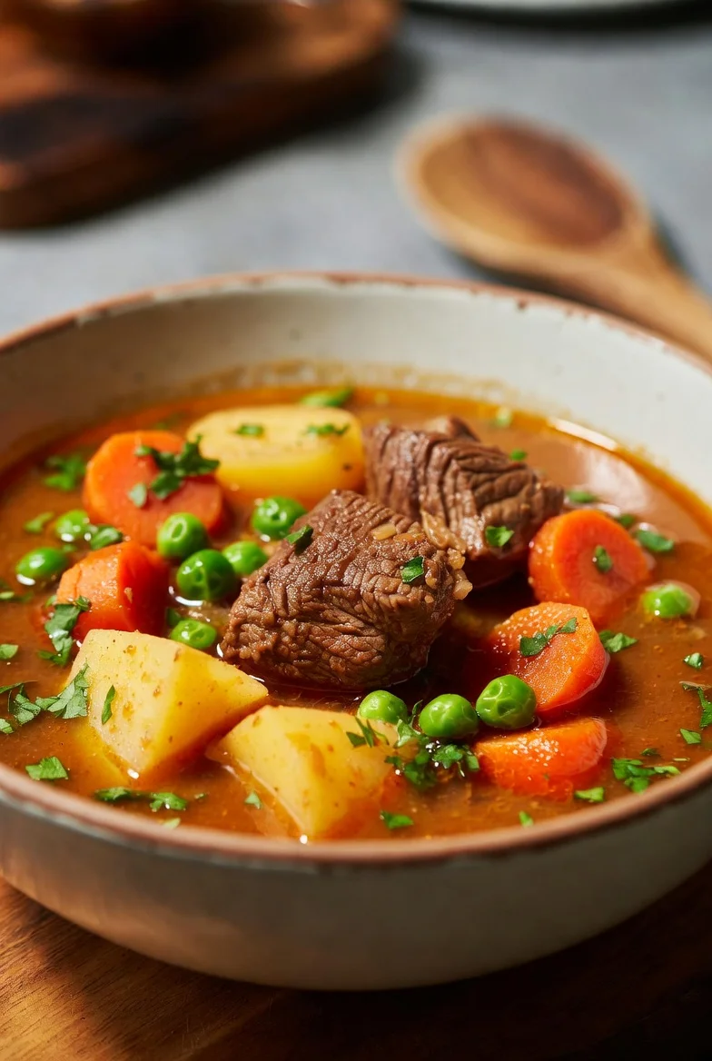Vegetable Beef Soup: Easy Hearty One-Pot Recipe.