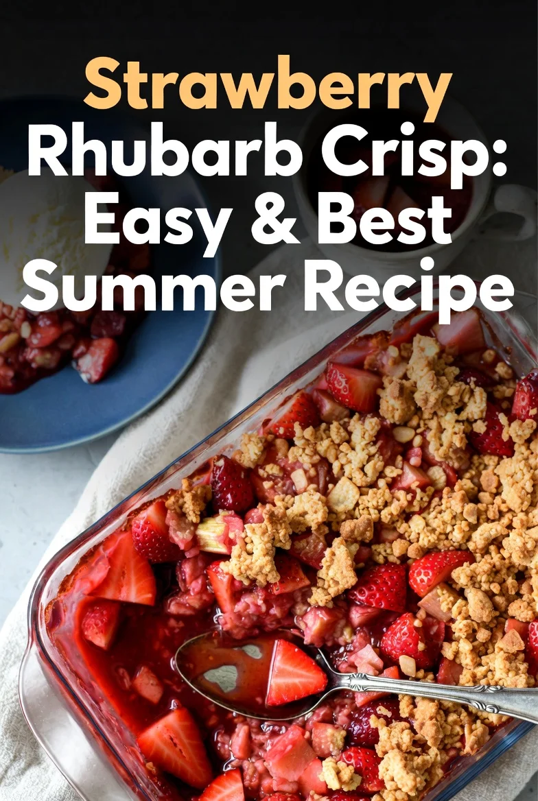 Strawberry Rhubarb Crisp: Easy & Best Summer Recipe