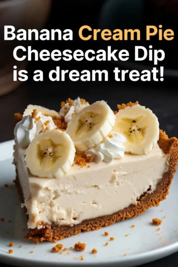 Banana Cream Pie Cheesecake Dip is a dream treat!