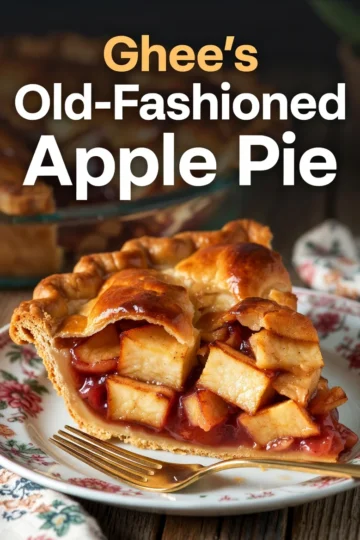 Ghee’s Old-Fashioned Apple Pie: Best Classic Recipe