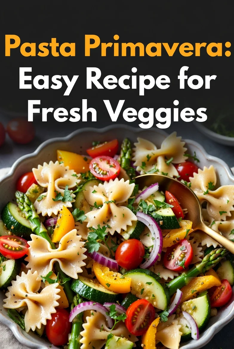 Pasta Primavera: Easy Recipe for Fresh Veggies