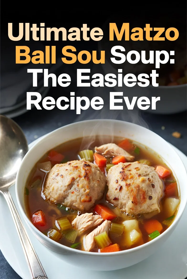 Ultimate Matzo Ball Soup: The Easiest Recipe Ever