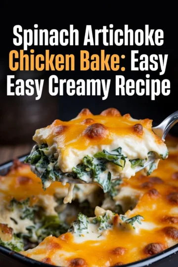 Spinach Artichoke Chicken Bake: Easy Creamy Recipe