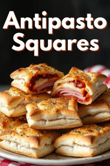 Antipasto Squares: The Easiest Party Appetizer!