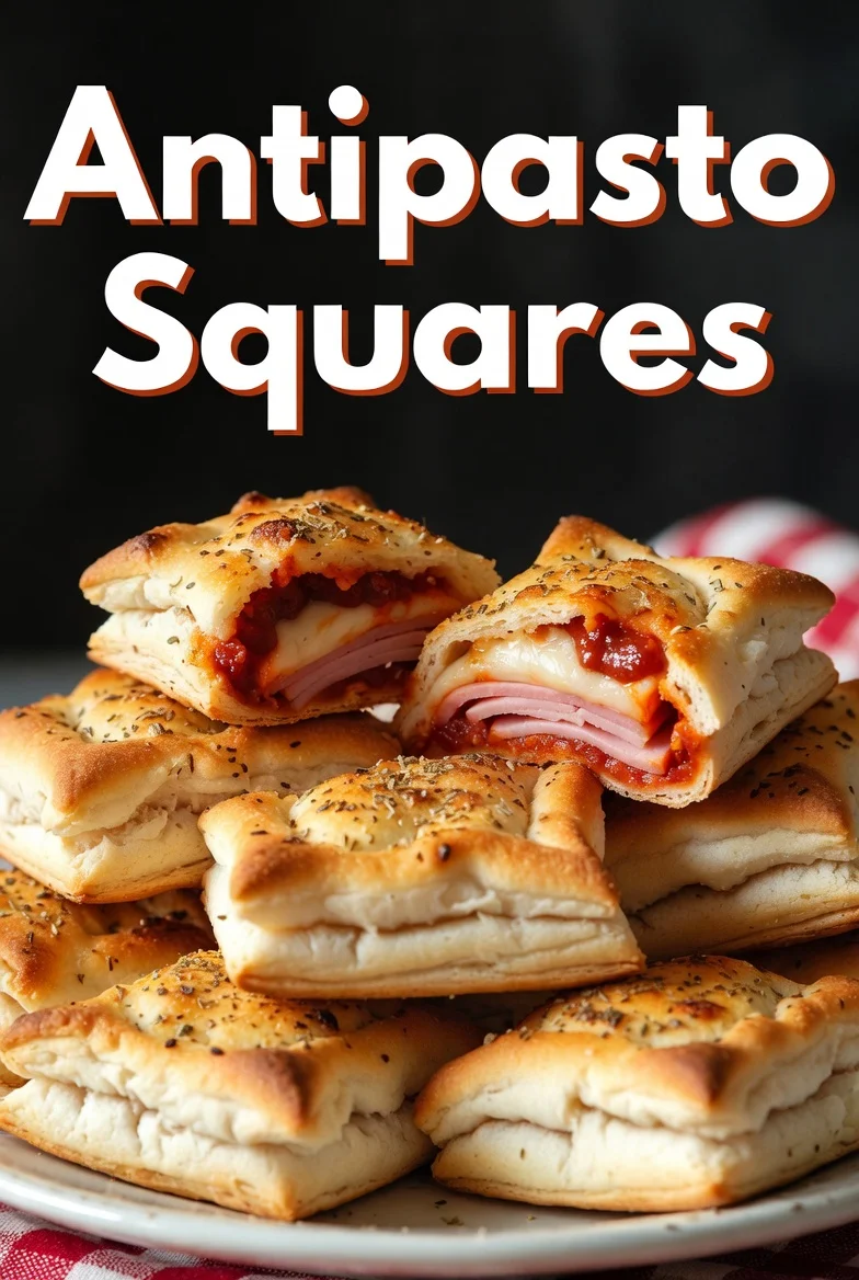 Antipasto Squares: The Easiest Party Appetizer!