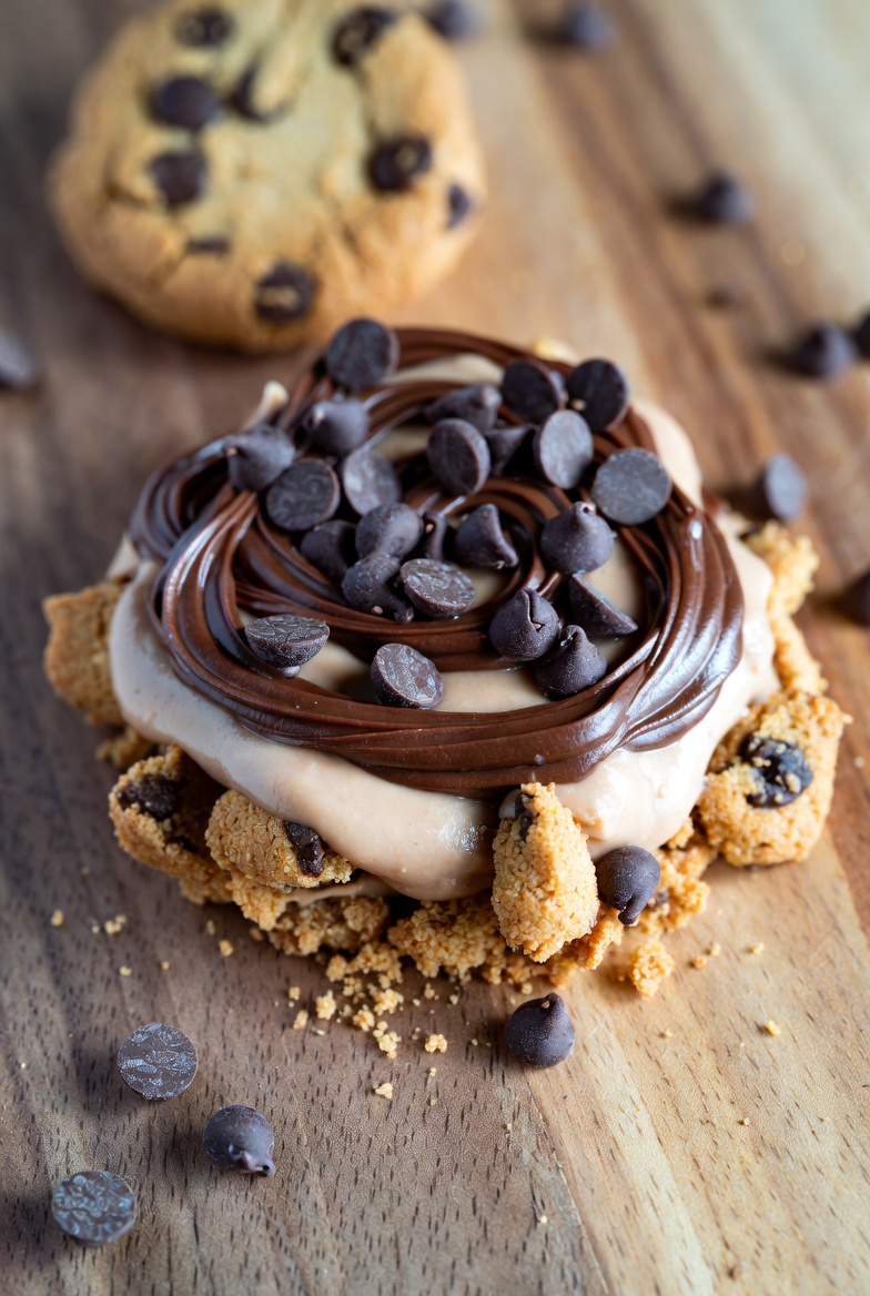 No-Bake Chocolate Chip Cookie Dessert: Easy Recipe