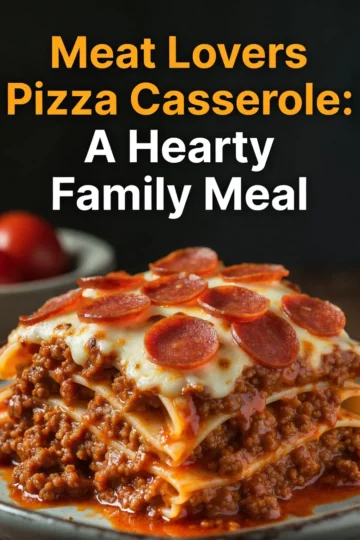 Meat Lovers Pizza Casserole