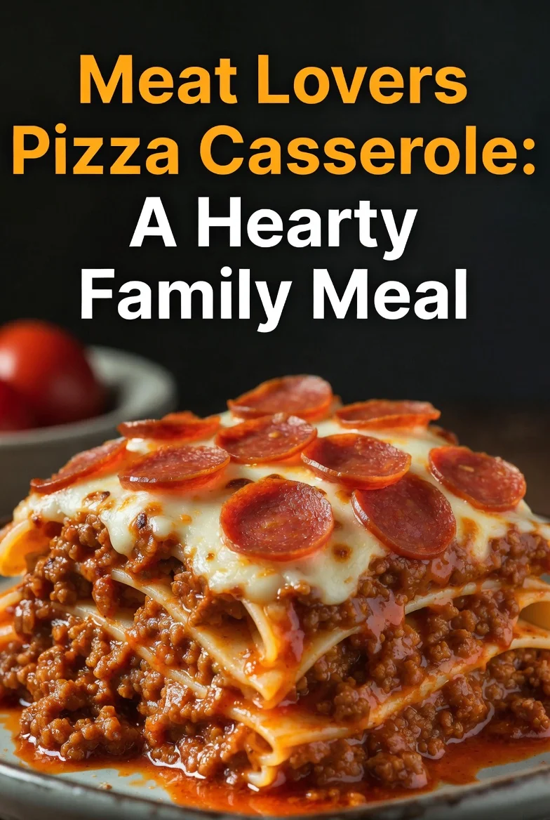 Meat Lovers Pizza Casserole