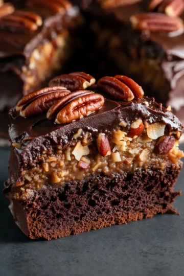 German Chocolate Cake with Coconut Pecan Frosting: Best Recipe