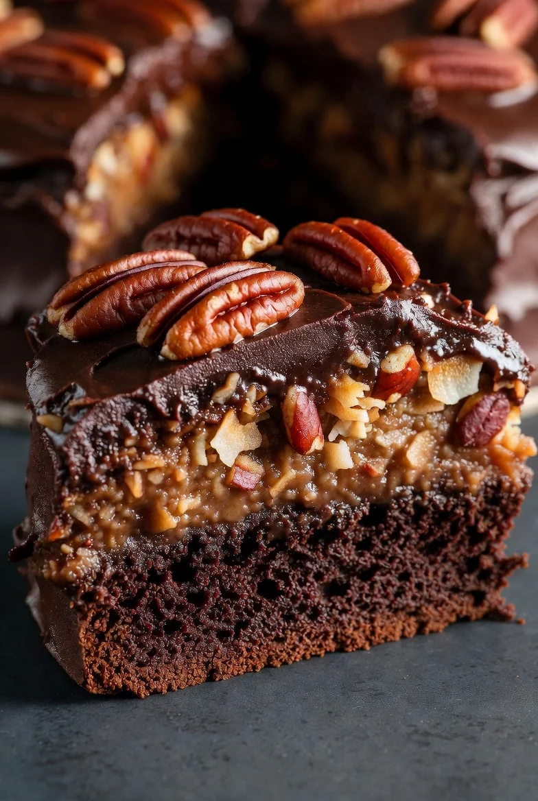 German Chocolate Cake with Coconut Pecan Frosting: Best Recipe