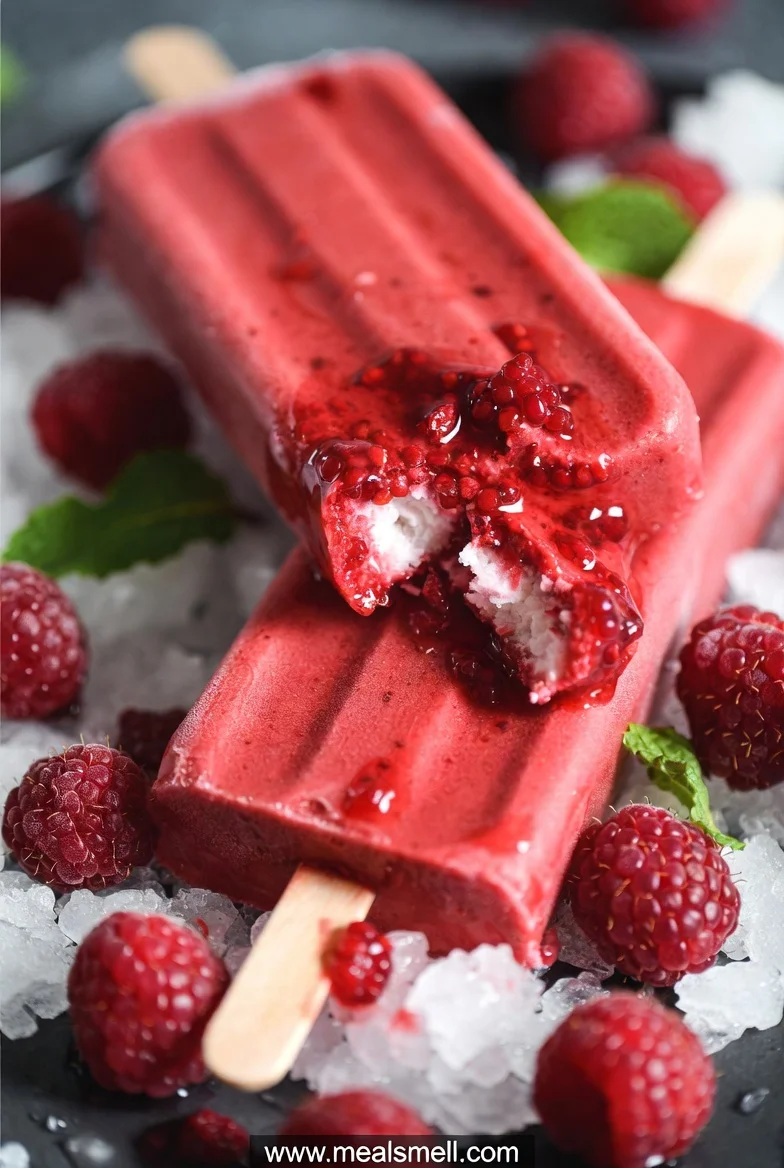 3-Ingredient Raspberry Popsicles: An Easy Treat