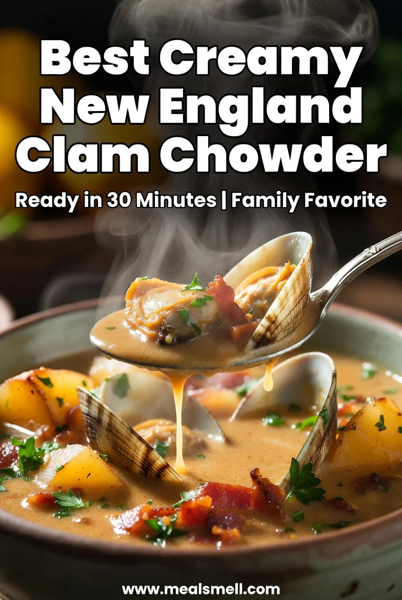 New England Clam Chowder Creamy Classic Recipe