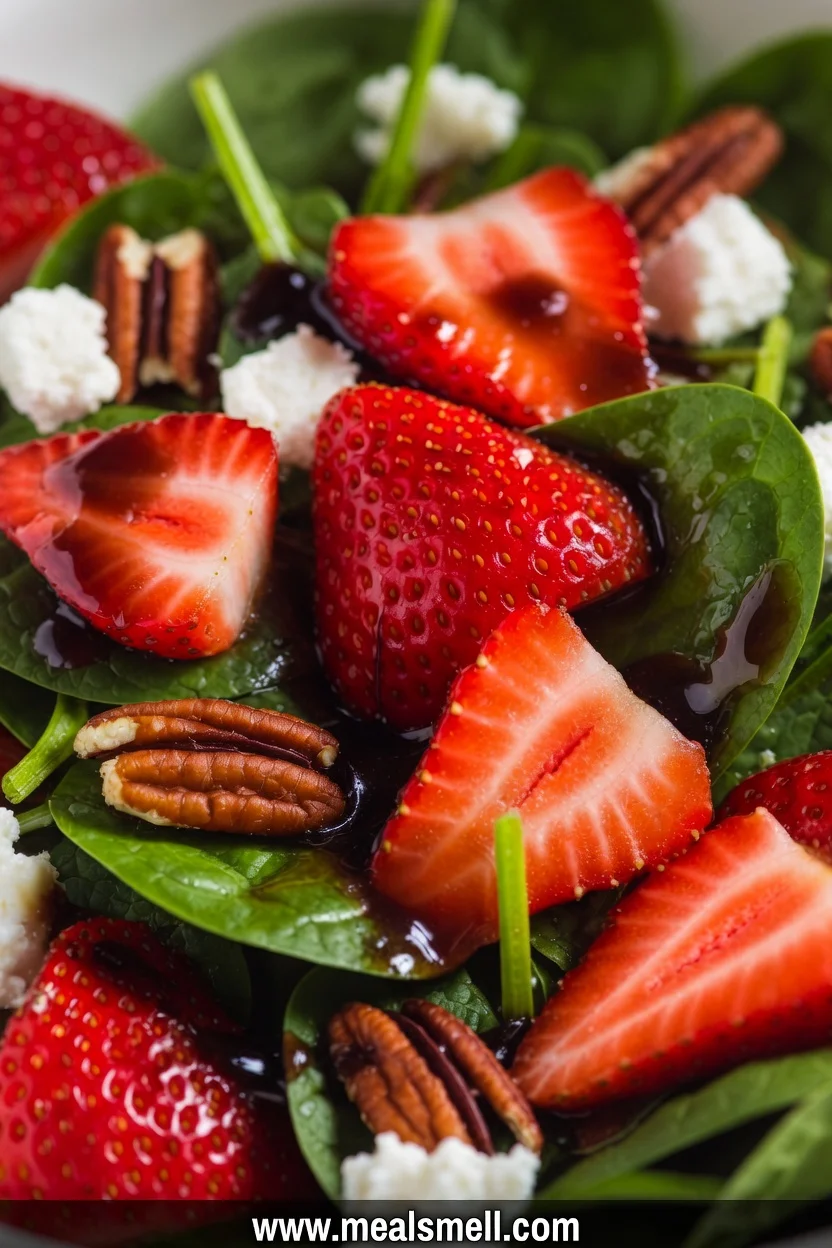 Strawberry Spinach Salad Easy 10-Minute Recipe.
