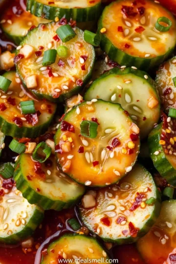 Spicy Cucumber Salad recipe for a zesty kick.