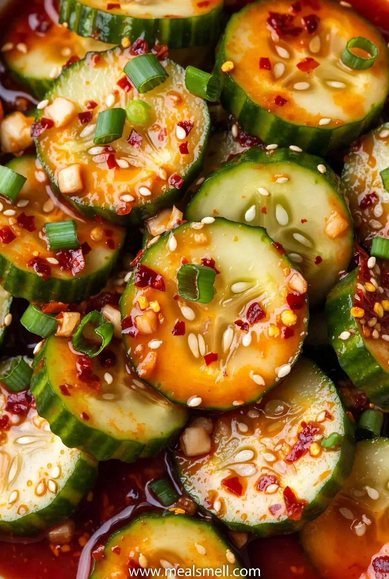 Spicy Cucumber Salad recipe for a zesty kick.