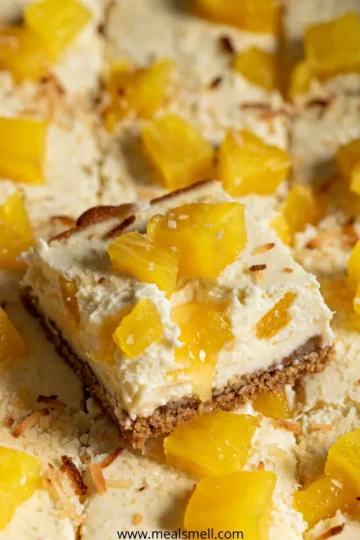 Pineapple Cheesecake Bars A Creamy Tropical Treat