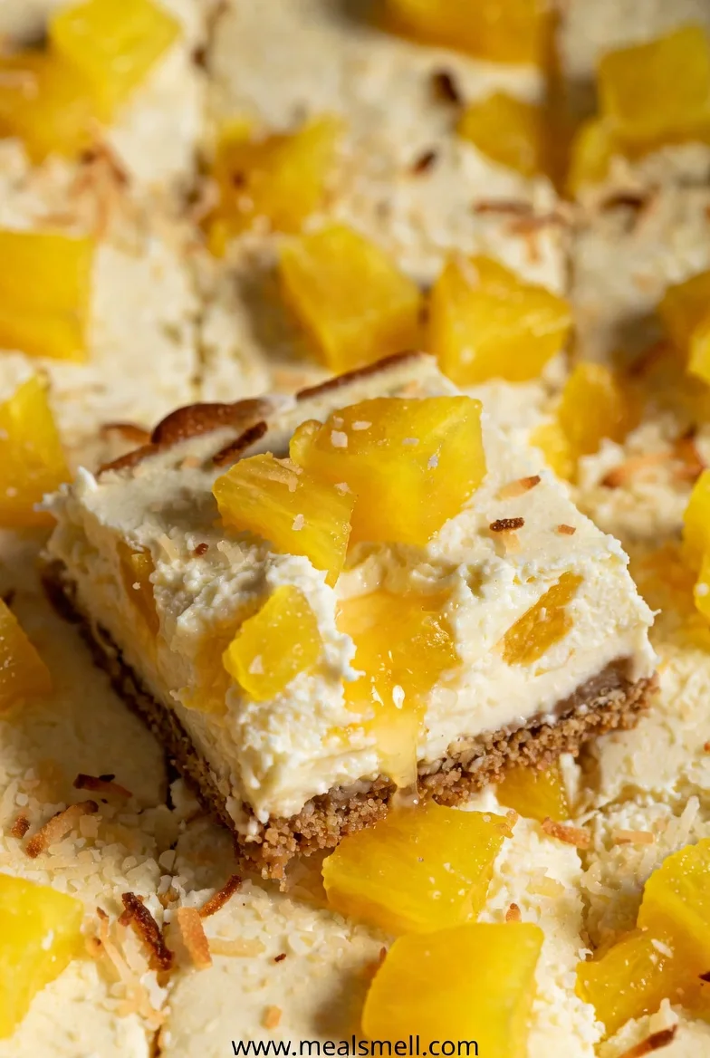 Pineapple Cheesecake Bars A Creamy Tropical Treat