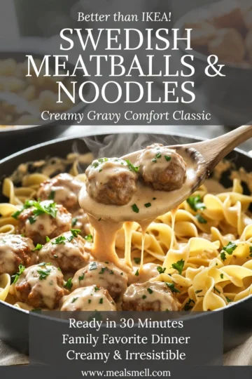 Swedish Meatballs and Noodles