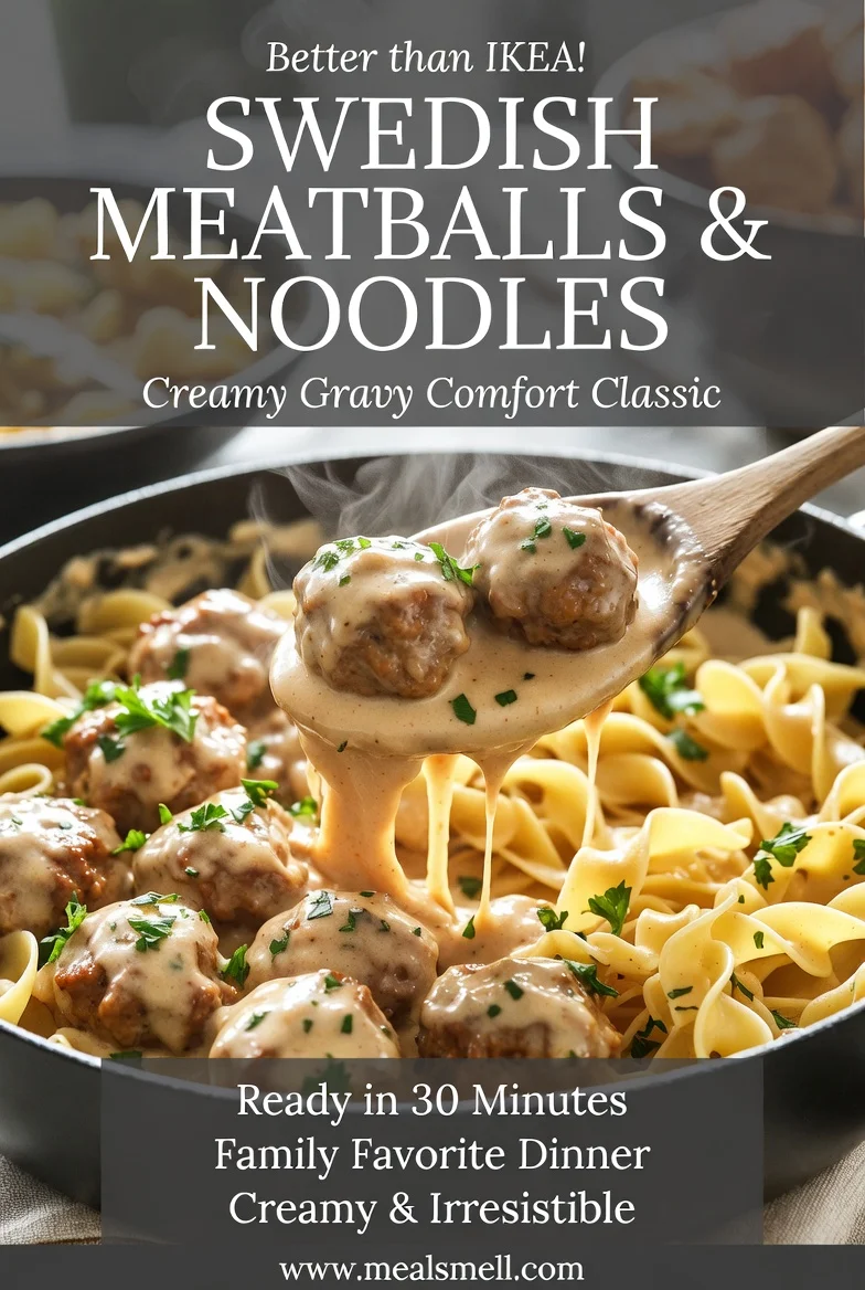 Swedish Meatballs and Noodles