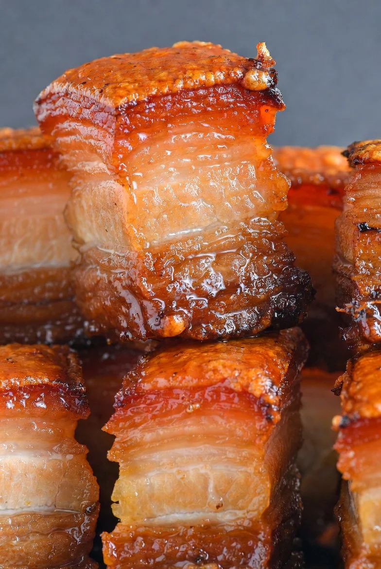 Roasted Pork Belly Bites