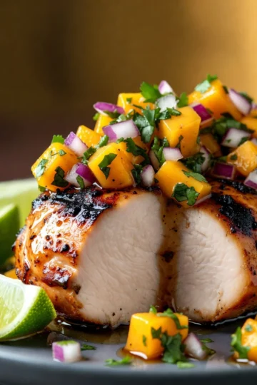 Honey Lime Chicken with Mango Salsa: Best Recipe!